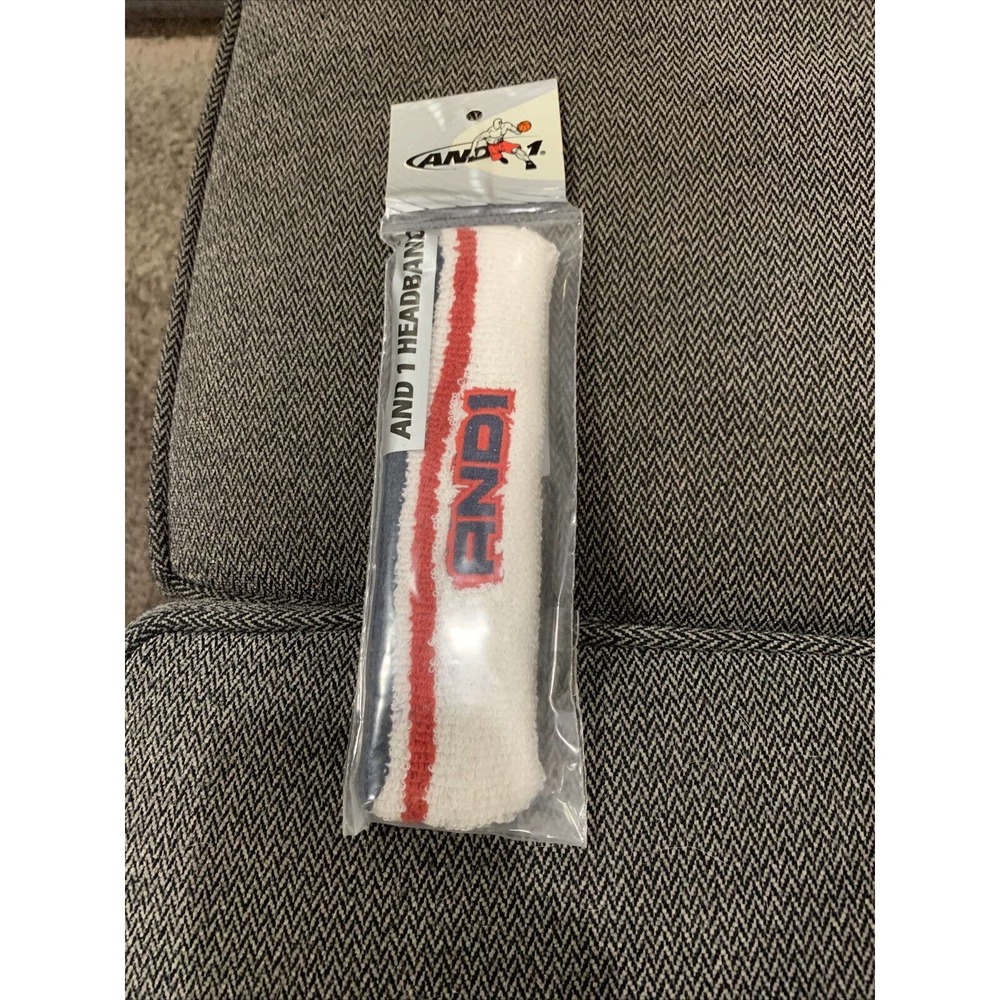 Vintage AND1 Rafer Alston Skip To My Lou Terry Headband NOS Grail